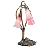 Victorian Favrile Lily Table Lamp - Meyda Tiffany 14728