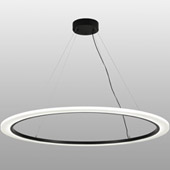 Contemporary Anillo Dimmable LED Pendant - Meyda 148857