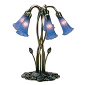 Victorian Favrile Lily Table Lamp - Meyda Tiffany 14995