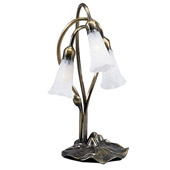 Victorian Favrile Lily Table Lamp - Meyda Tiffany 15282