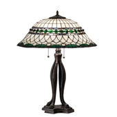 Tiffany Roman 30" High Table Lamp - Meyda 15405