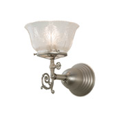 Traditional Revival 7.5"W Gas & Electric Wall Sconce - Meyda 157268