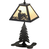 Rustic Loon 15"H Accent Lamp - Meyda 160845