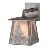 Sailboat 7" Wide Wall Sconce - Meyda 172153