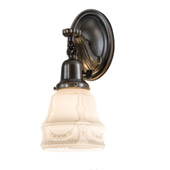 Traditional Revival 5"W Garland Wall Sconce - Meyda 175725
