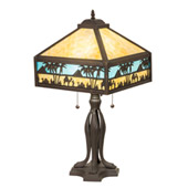 Craftsman/Mission Camel 26" High Table Lamp - Meyda 176708