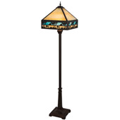 Craftsman/Mission Camel 67.5"H Floor Lamp - Meyda 182377