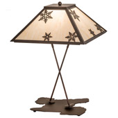 Snowflake 28"High Table Lamp - Meyda 188530