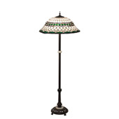 Tiffany Roman 62" High Floor Lamp - Meyda 189107