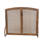 Prime 44" Wide X 38" High Arched Operable Door Fireplace Screen - Meyda 196950