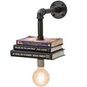 PipeDream 9.5" Wide LED Honorary Author Wall Sconce - Meyda 204149
