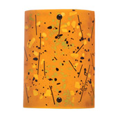Contemporary Biscotti Fused Glass Wall Sconce - Meyda 21012