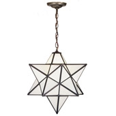 Traditional Moravian Star Hanging Lamp - Meyda Tiffany 21842