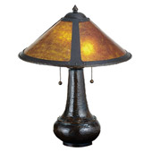 Craftsman/Mission Dirk Van Erp Mica Table Lamp - Meyda Tiffany 22210