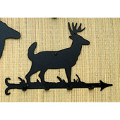 Rustic Lone Deer Key Holder - Meyda 22389