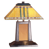 Craftsman/Mission Prairie Corn Desk Lamp - Meyda 26004