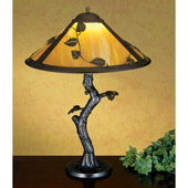 Rustic Leaves and Vines Table Lamp - Meyda Tiffany 26296