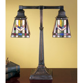 Craftsman/Mission Prairie Wheat Desk Lamp - Meyda 26419