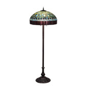 Tiffany Candice 62" High Floor Lamp - Meyda 26491