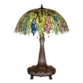 Tiffany Honey Locust Table Lamp - Meyda Tiffany 26575
