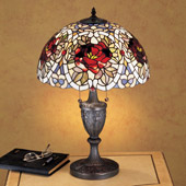 Tiffany Renaissance Rose Table Lamp - Meyda 26674