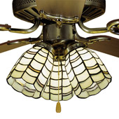 Tiffany Sea Scallop Fan Light Shade - Meyda 27479