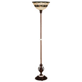 Tiffany Roman Torchiere Floor Lamp - Meyda Tiffany 27534