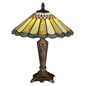 Tiffany Jadestone Carousel Accent Lamp - Meyda 27569