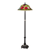 Tiffany Rosebush 62" High Floor Lamp - Meyda 27821