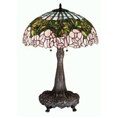 Tiffany Cabbage Rose Large Table Lamp - Meyda Tiffany 30513