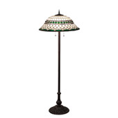 Tiffany Roman 62" High Floor Lamp - Meyda 31975