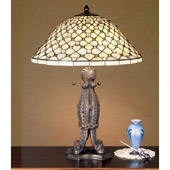 Tiffany Diamond and Jewel Table Lamp - Meyda Tiffany 37781