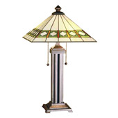 Craftsman/Mission Diamond Table Lamp - Meyda 38689