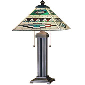 Craftsman/Mission Valencia Table Lamp - Meyda 47598