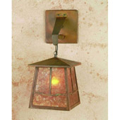 Craftsman/Mission Bungalow Valley View Hanging Wall Sconce - Meyda 47748