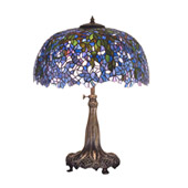 Tiffany Laburnum 29"H Table Lamp - Meyda 50009