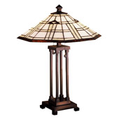 Craftsman/Mission Arrowhead Table Lamp - Meyda 50281