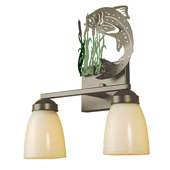 Rustic Leaping Trout Vanity Light - Meyda 51067