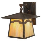 Craftsman/Mission Stillwater Mountain View Mountain View Hanging Wall Sconce - Meyda 54632