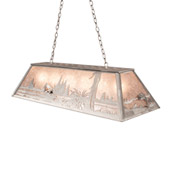 Rustic Catch Of The Day 48" Long Oblong Pendant - Meyda 65178