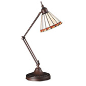 Craftsman/Mission Prairie Mission Adjustable Desk Lamp - Meyda 65946