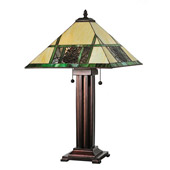 Rustic Pinecone Table Lamp - Meyda Tiffany 67851