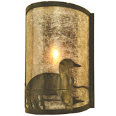 Rustic Loon Right Wall Sconce - Meyda 68173