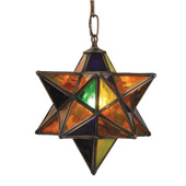 Traditional Moravian Star Pendant - Meyda 72849
