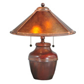 Craftsman/Mission Dirk Van Erp Mica Table Lamp - Meyda Tiffany 77774