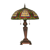 Tiffany Fleur-De-Lis Table Lamp - Meyda 81097