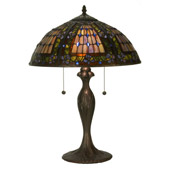 Tiffany Fleur-De-Lis Table Lamps - Meyda 81447