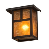 Craftsman/Mission T Hyde Park 6.5"Square Wall Sconce - Meyda 89802