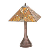 Craftsman/Mission Glasgow Bungalow Table Lamp - Meyda 99033