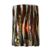 Contemporary Marina Fused Glass Wall Sconce - Meyda 99529